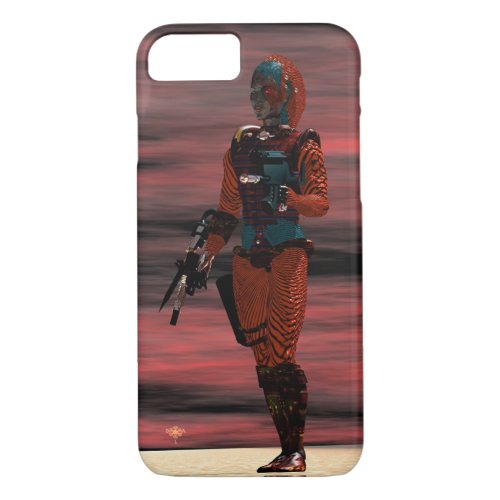 ARES CYBORGRED SUNSET Science FictionSci_Fi iPhone 87 Case
