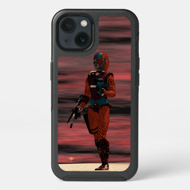 ARES - CYBORG Sci-Fi   Otterbox iPhone Case (Back)