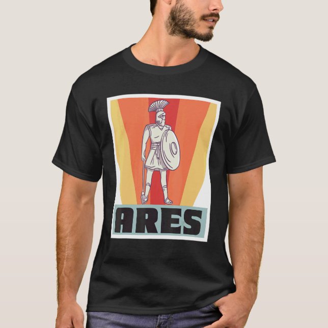 Ares Greece God Greek Mythology Ancient Greece T-Shirt (Front)