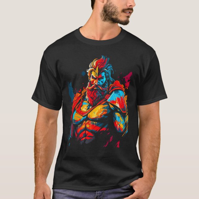 Ares Greek Mythology God T-Shirt (Front)