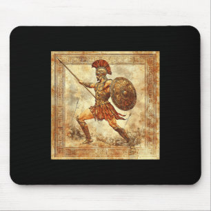 Ares Greek Warrior God Ancient Greece Mythology Mouse Pad