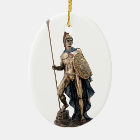 Personalized Ares Greek God Christmas Ornament