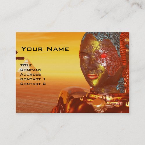 ARES IN THE DESERT OF HYPERION BUSINESS CARD