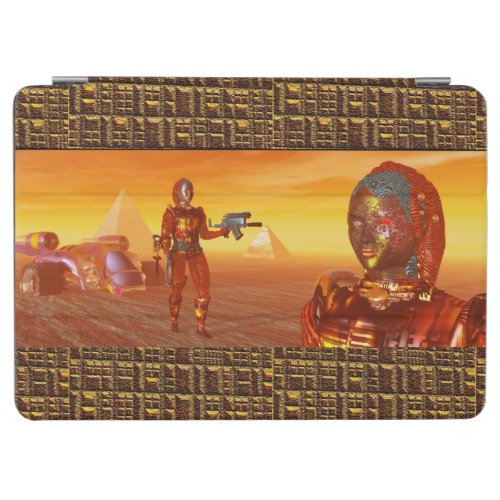 ARES IN THE DESERT OF HYPERION Science Fiction iPad Air Cover