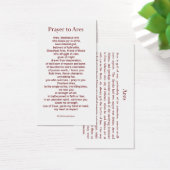 Ares Prayer Card (Desk)