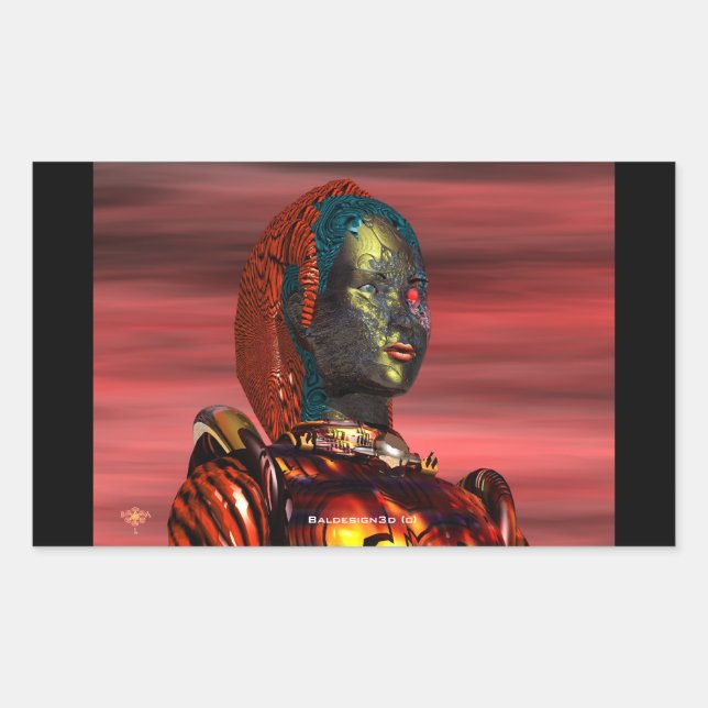 ARES RECTANGULAR STICKER (Front)