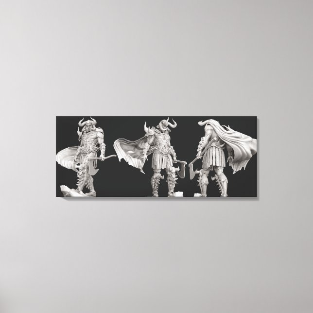 Ares Turnaround Canvas Print (Front)