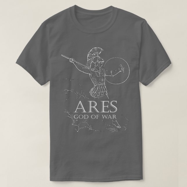 Ares War God Greek Mythology  T-Shirt (Design Front)