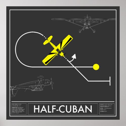 Aresti Aerobatic Half_Cuban Poster Super Decathlon
