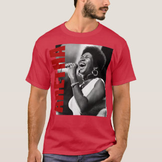 Aretha Franklin Retro Aesthetic Fan Art T-Shirt