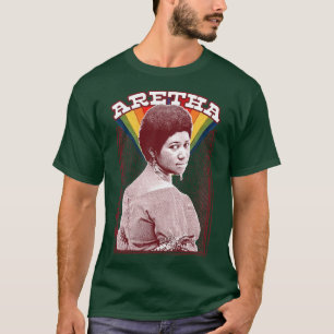 Aretha Franklin Retro Soul Fan Design 2 T-Shirt