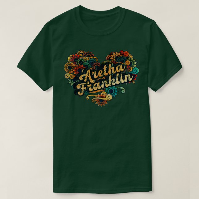 Aretha Franklin T-Shirt (Design Front)