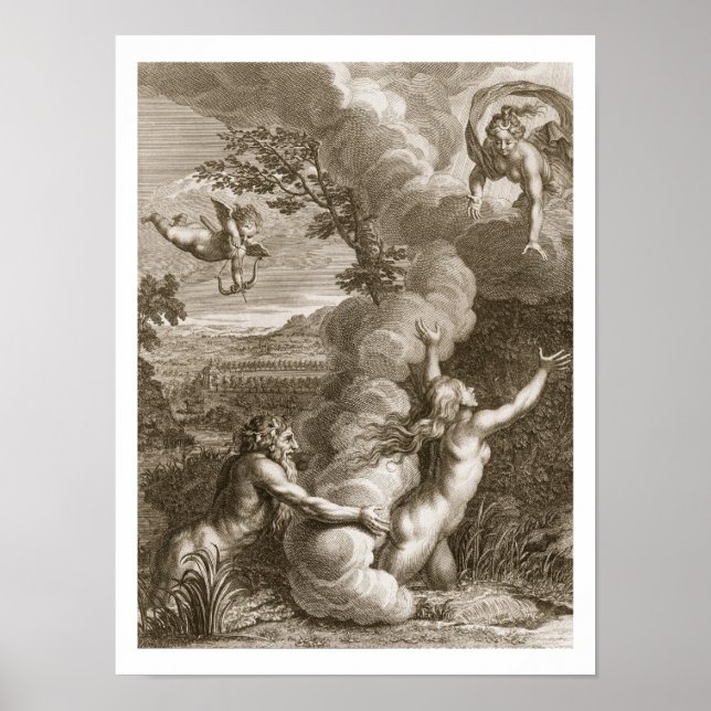 Arethusa Pursued by Alpheus and Turned into a Foun Poster (Front)