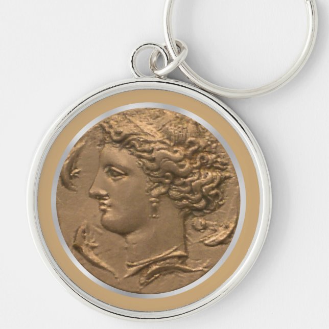 Arethusa Tetradrachm Keychain (Front)