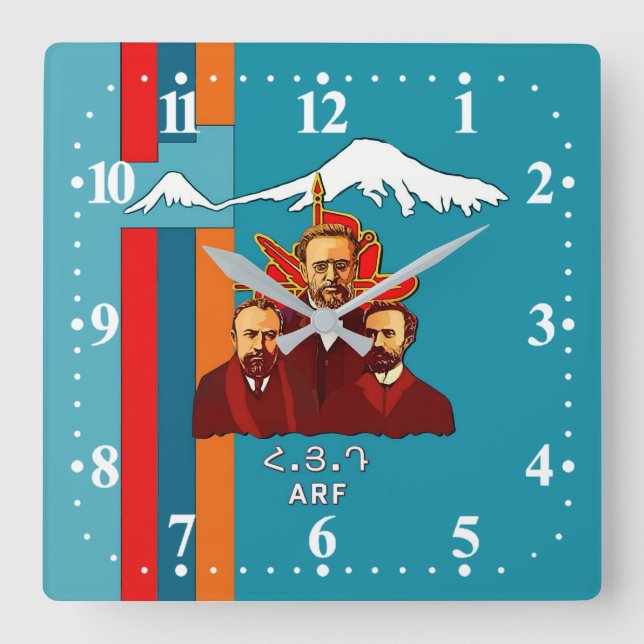 ARF (ՀՅԴ) Wall Clock (Front)