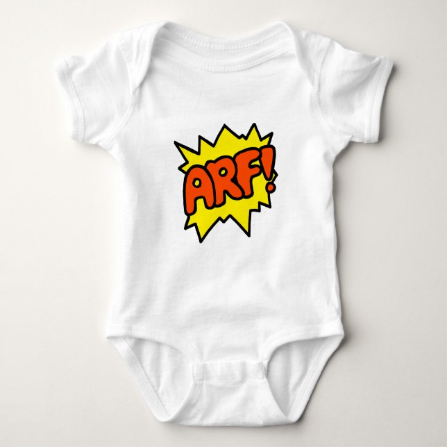 Arf! Baby Bodysuit (Front)