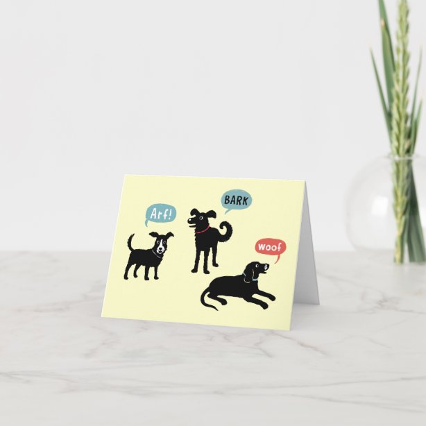 Barking Dog Cards | Zazzle