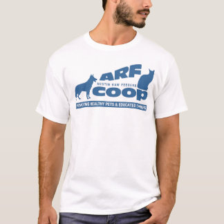 ARF Co-op: blue on white T-Shirt
