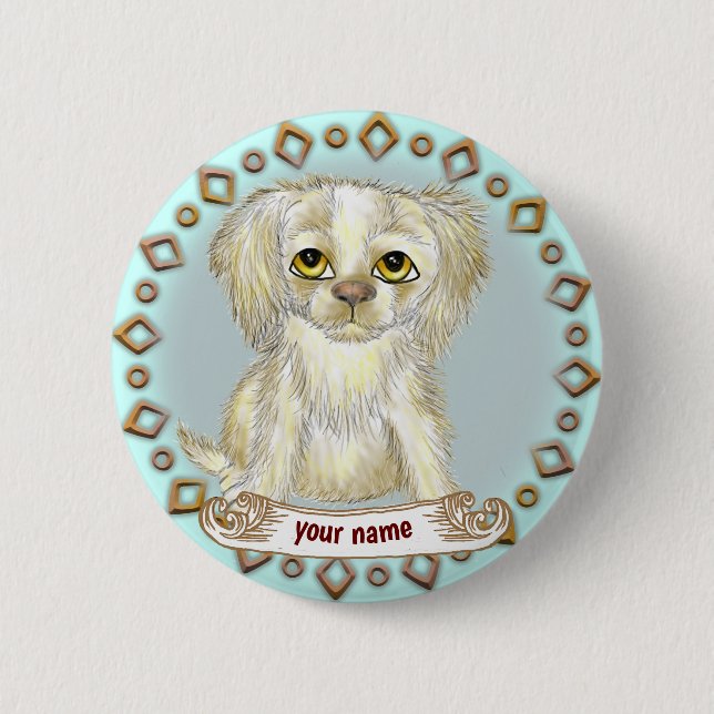 Arfy Dog  Button (Front)