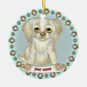 Arfy Dog Ceramic Ornament
