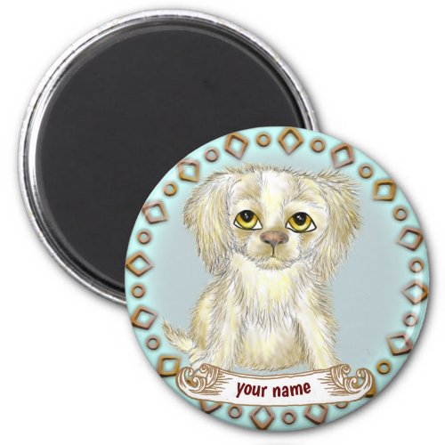 Arfy Dog custom name  Magnet