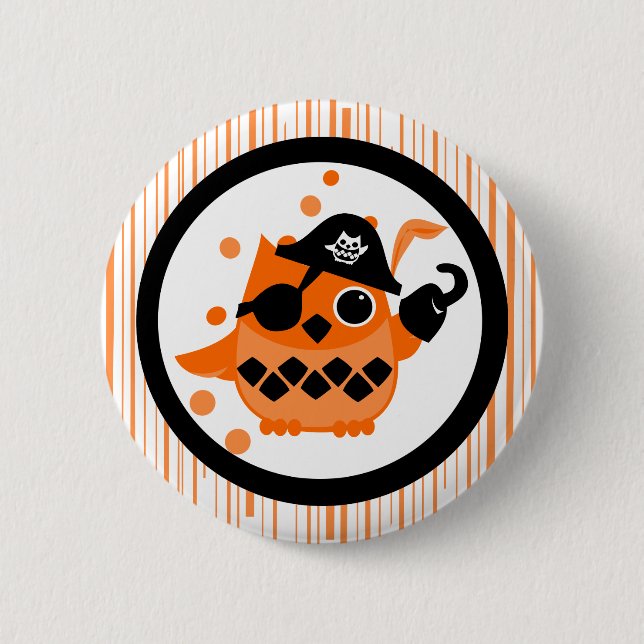Arg the Owl Pinback Button (Front)