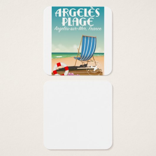 Argelès Plage,Argelès-sur-Mer, France (Front & Back)