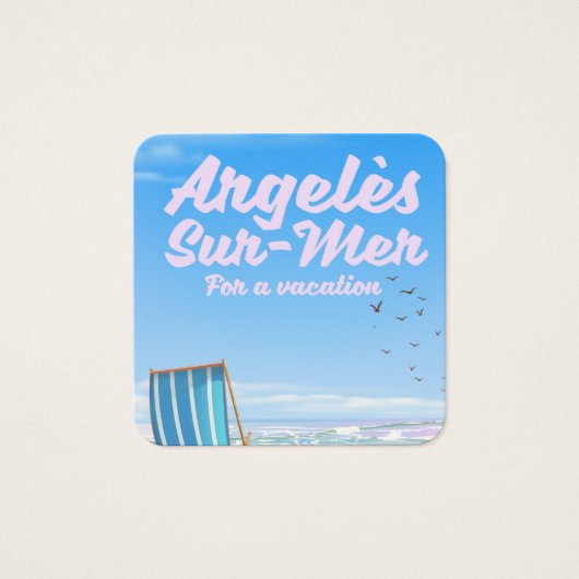 argelès-sur-mer France travel poster (Front)
