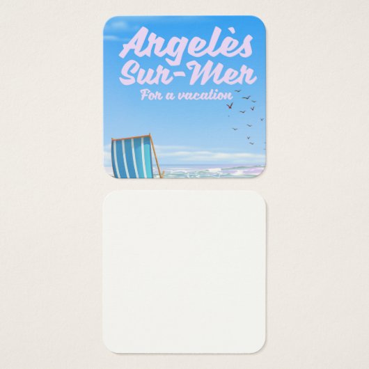 argelès-sur-mer France travel poster (Front & Back)
