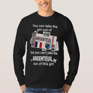 Argenteuil Boarding Pass  Argenteuil Girl  Argente T-Shirt