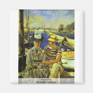 Argenteuil By Manet Edouard Magnet