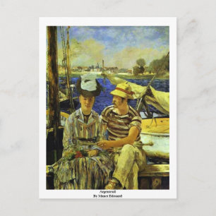 Argenteuil By Manet Edouard Postcard