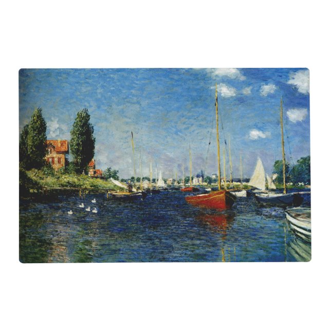 Argenteuil, fine art by Claude Monet Placemat (Front)