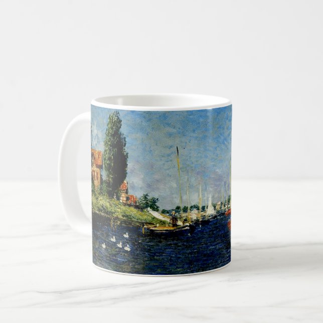 Argenteuil, fine art by Monet, Coffee Mug (Front Left)