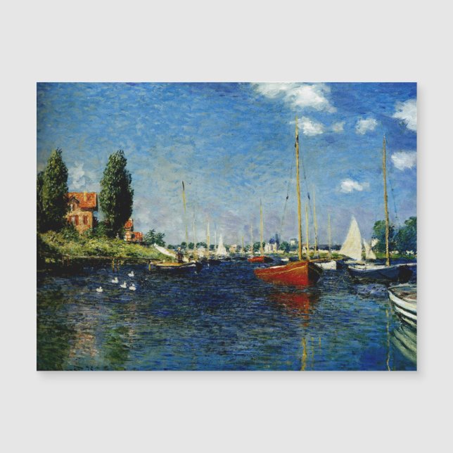 Argenteuil, fine art painting by Claude Monet (Front)