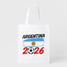 Argentina 2026 Soccer Fan Design Flag Colors