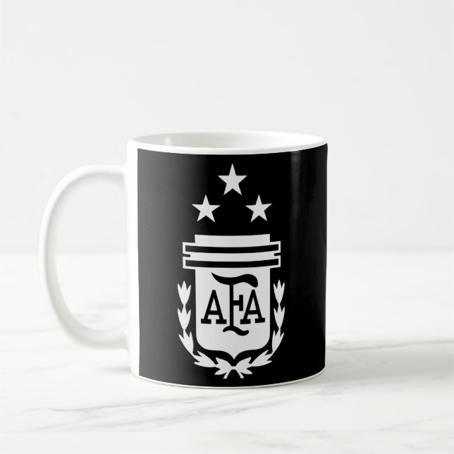 Argentina 3 Stars Argentinian Flag Three Stars Arg Coffee Mug (Left)