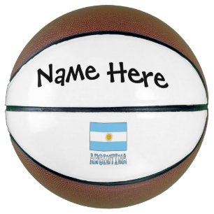 Argentina Argentine Flag Personalized Basketball