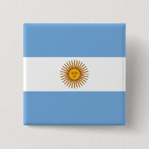 Argentina (Argentinian) Flag Button