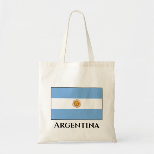 Argentina Argentinian Flag Tote Bag