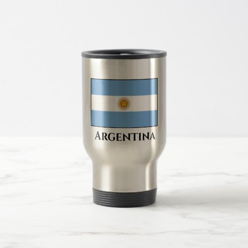 Argentina Argentinian Flag Travel Mug