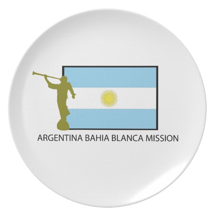 Argentina Bahia Blanca Mission Party Plates