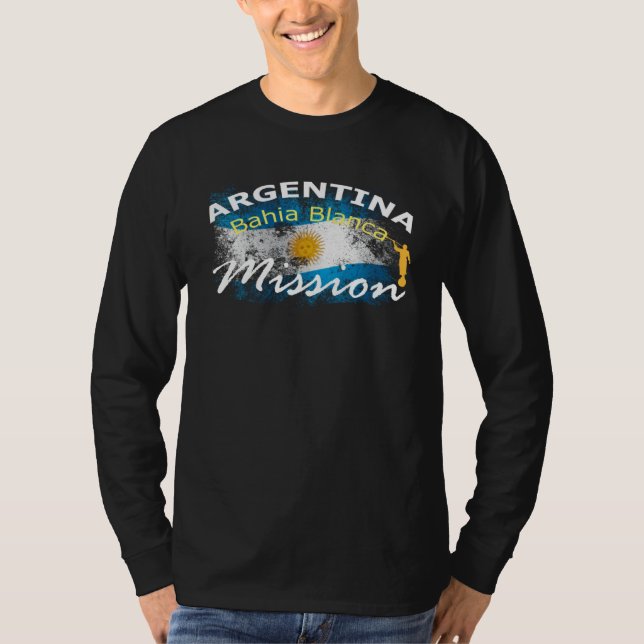 Argentina Bahia Blanca Mormon LDS Mission Missiona T-Shirt (Front)