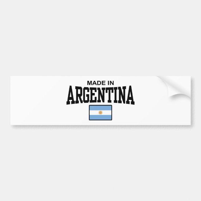 Argentina Bumper Sticker (Front)