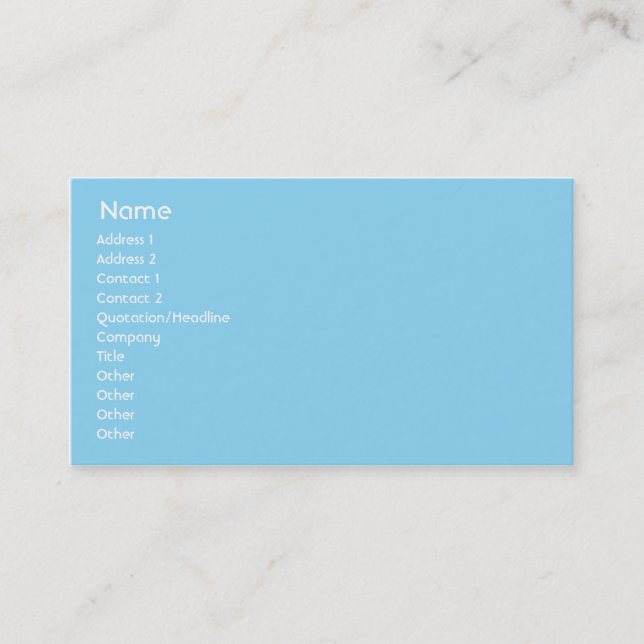 Argentina - Business Card (Front)