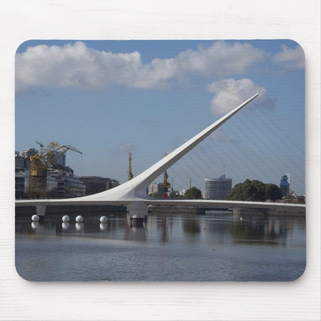Argentina, Capital city of Buenos Aires. Woman Mouse Pad (Front)
