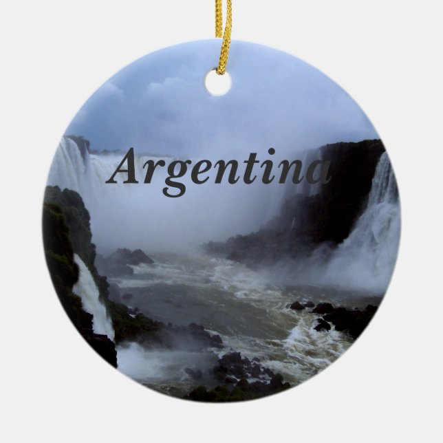 Argentina Ceramic Ornament (Front)