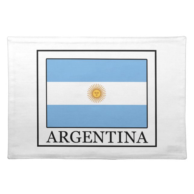 Argentina Cloth Placemat (Front)