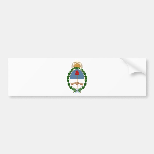 Argentina Coat of Arms Bumper Sticker (Front)