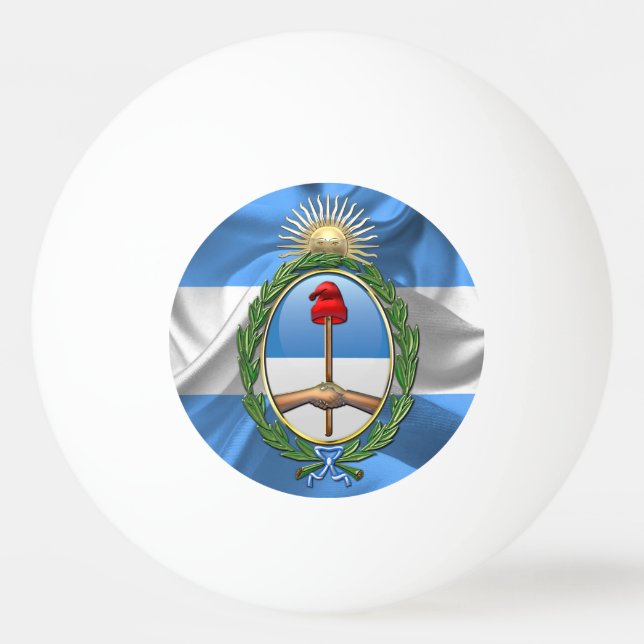 Argentina Coat of arms Ping-Pong Ball (Front)